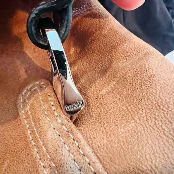 BE & D crossbody/satchel with python skin accents series #44982 Rare!! - Picture 14 of 16